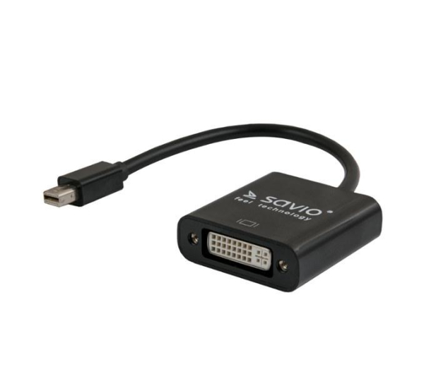 SAVIO SAVIO CL-94 Adapter mini DispalyPort - DVI 24-pin # - 1458055 - zdjęcie